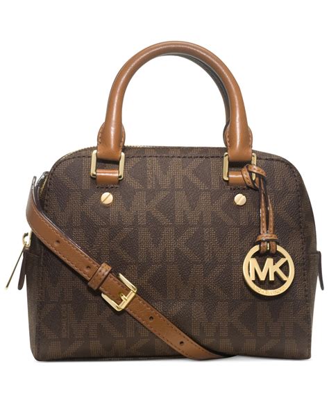 michael kors tas bruin logo|Michael Kors handbags.